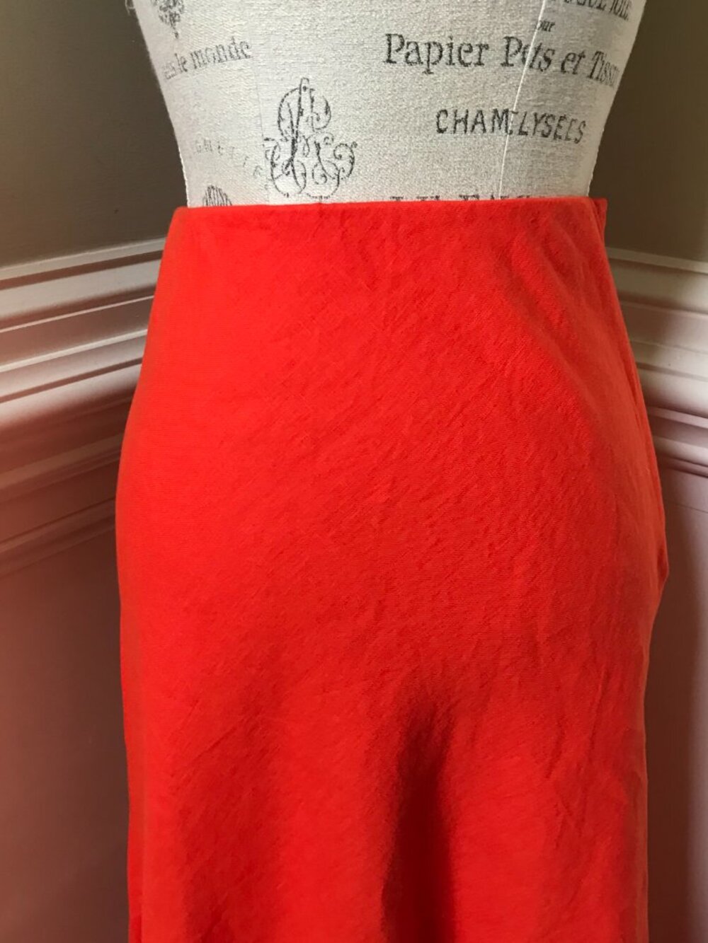 Madewell Bright Red Maxi Skirt - Picture 7 of 13